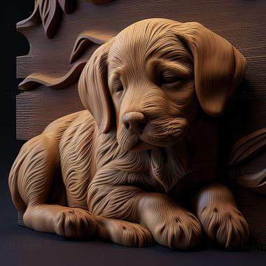 3D model puppy (STL)